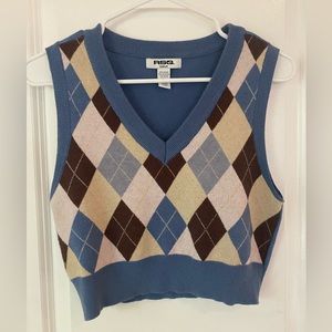 RSQ Cropped Sweater Vest